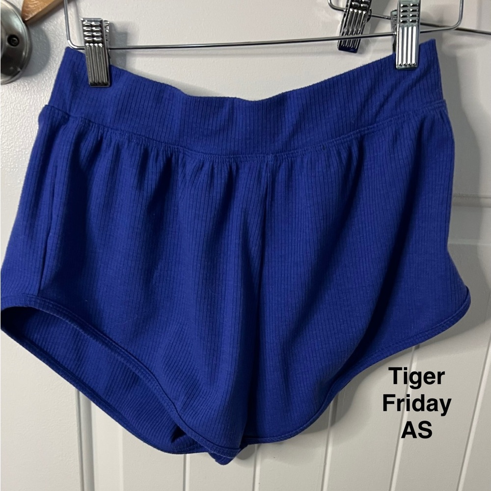 Tiger Friday Women's Athletic Shorts in Blue